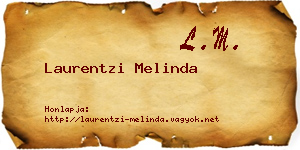 Laurentzi Melinda névjegykártya